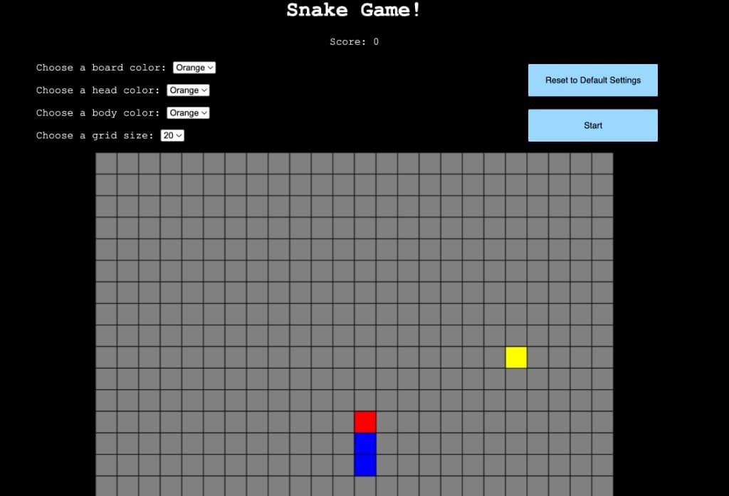 Snake Game